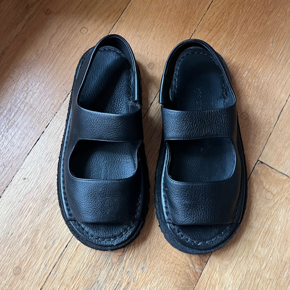 Marsell Sandals open toe leather sling back sandals (Sanpomice) size 36